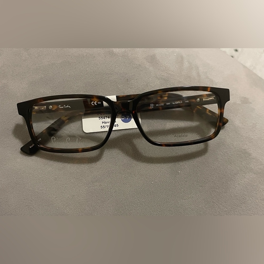 Pierre Cardin Eyeglass Frame, Brown Tortoise glasses 55 16 145